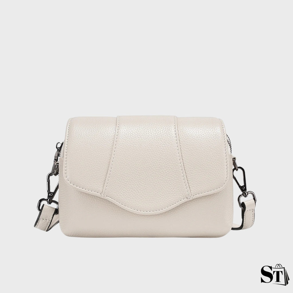 Sac à bandoulière coquillage en cuir | Le Pampelonne