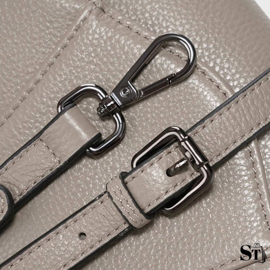 Sac à bandoulière coquillage en cuir | Le Pampelonne