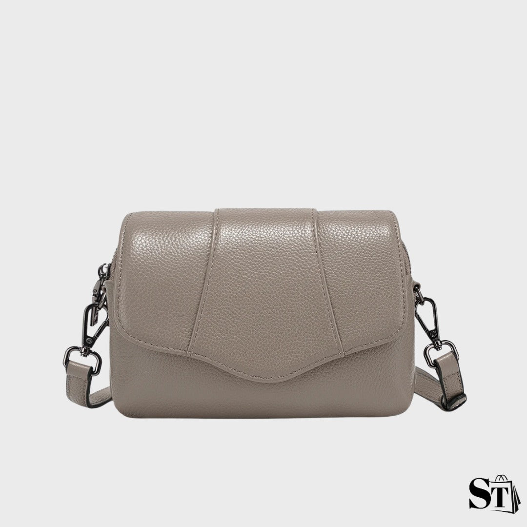 Sac à bandoulière coquillage en cuir | Le Pampelonne