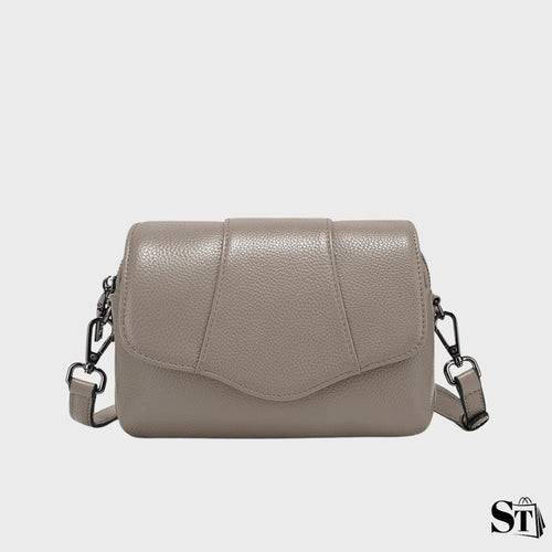 Sac à bandoulière coquillage en cuir - Le Pampelonne