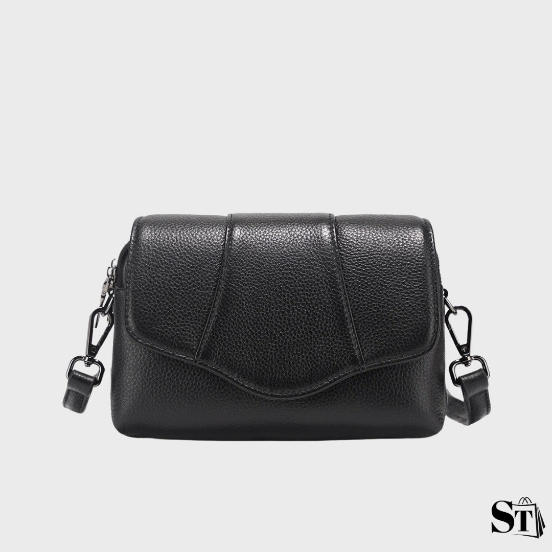 Sac à bandoulière coquillage en cuir | Le Pampelonne