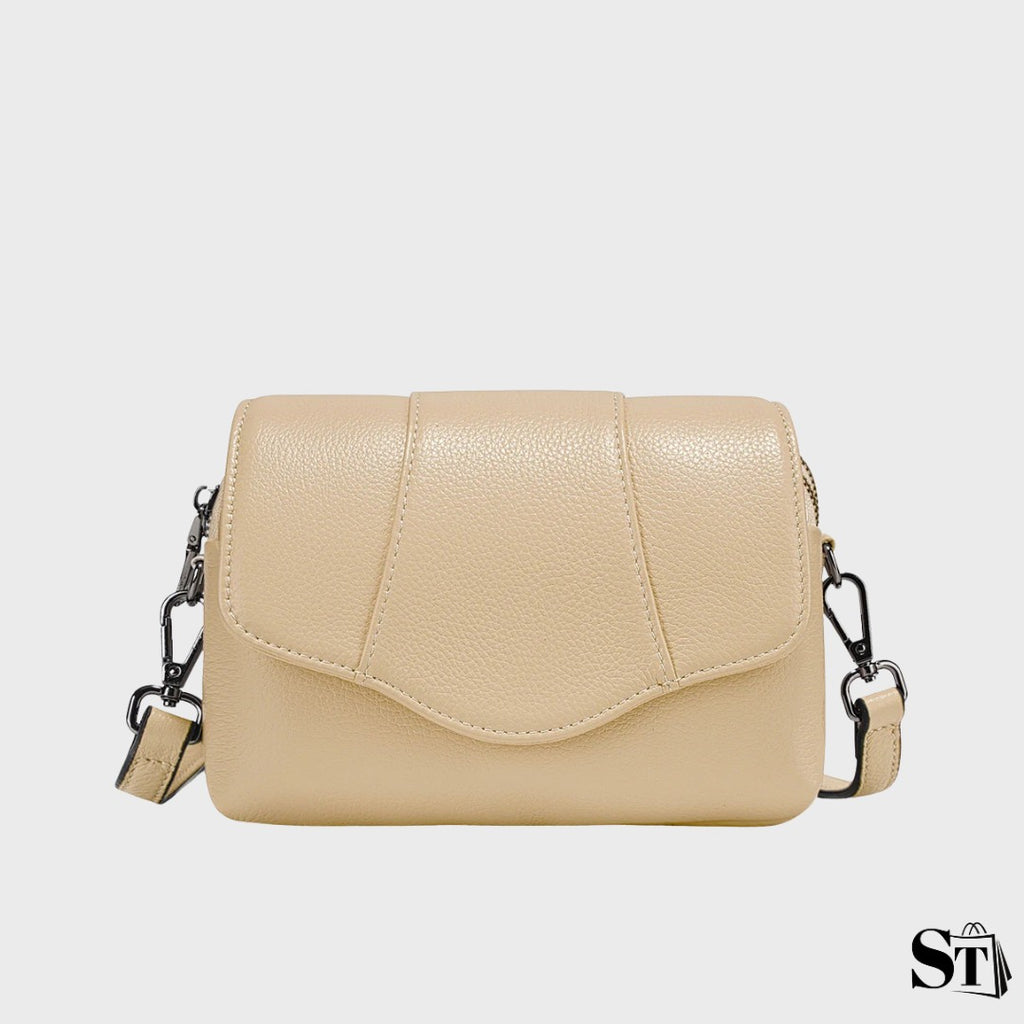 Sac à bandoulière coquillage en cuir | Le Pampelonne
