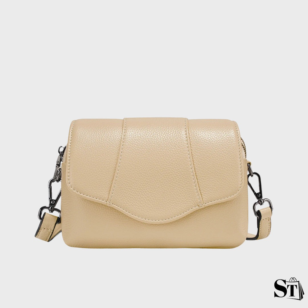 Sac à bandoulière coquillage en cuir | Le Pampelonne