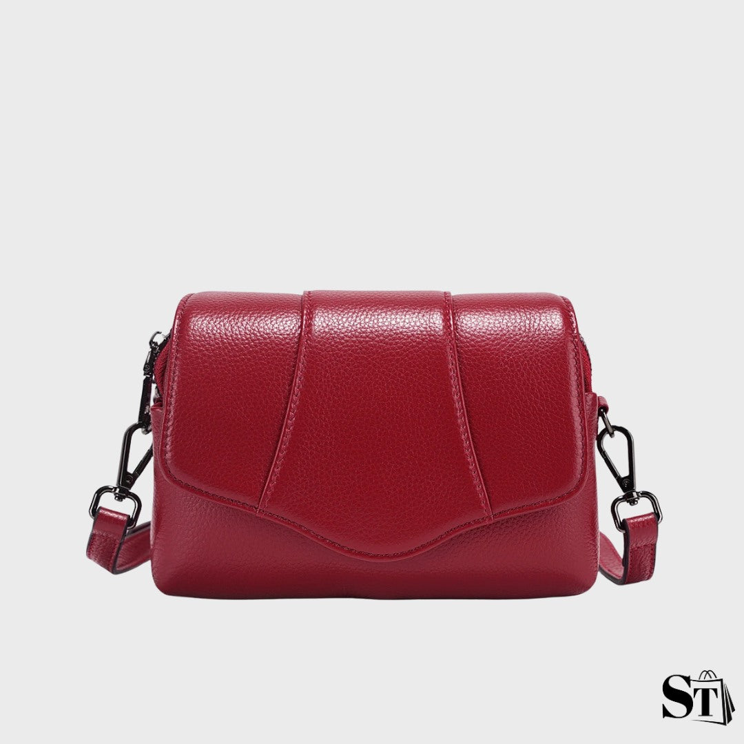 Sac à bandoulière coquillage en cuir | Le Pampelonne