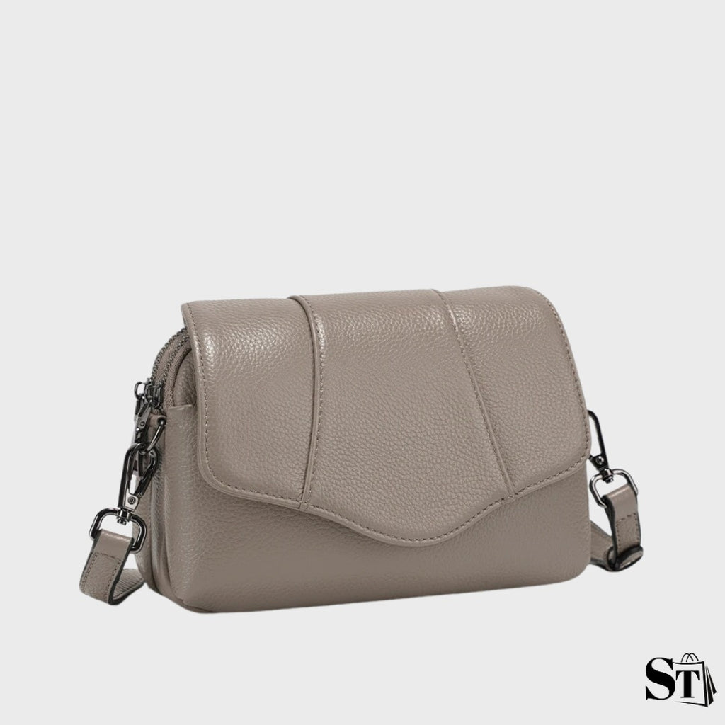 Sac à bandoulière coquillage en cuir | Le Pampelonne