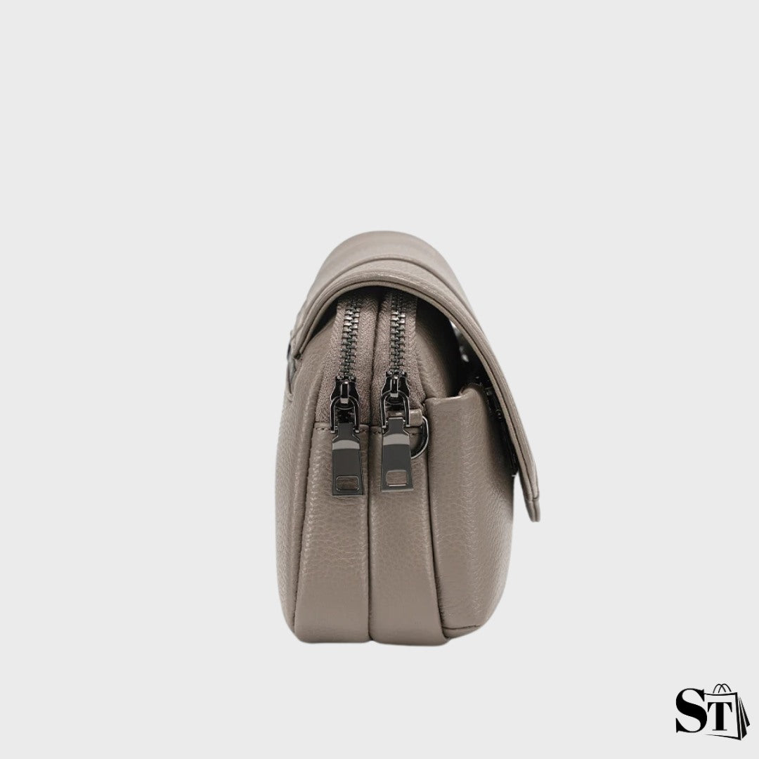 Sac à bandoulière coquillage en cuir | Le Pampelonne