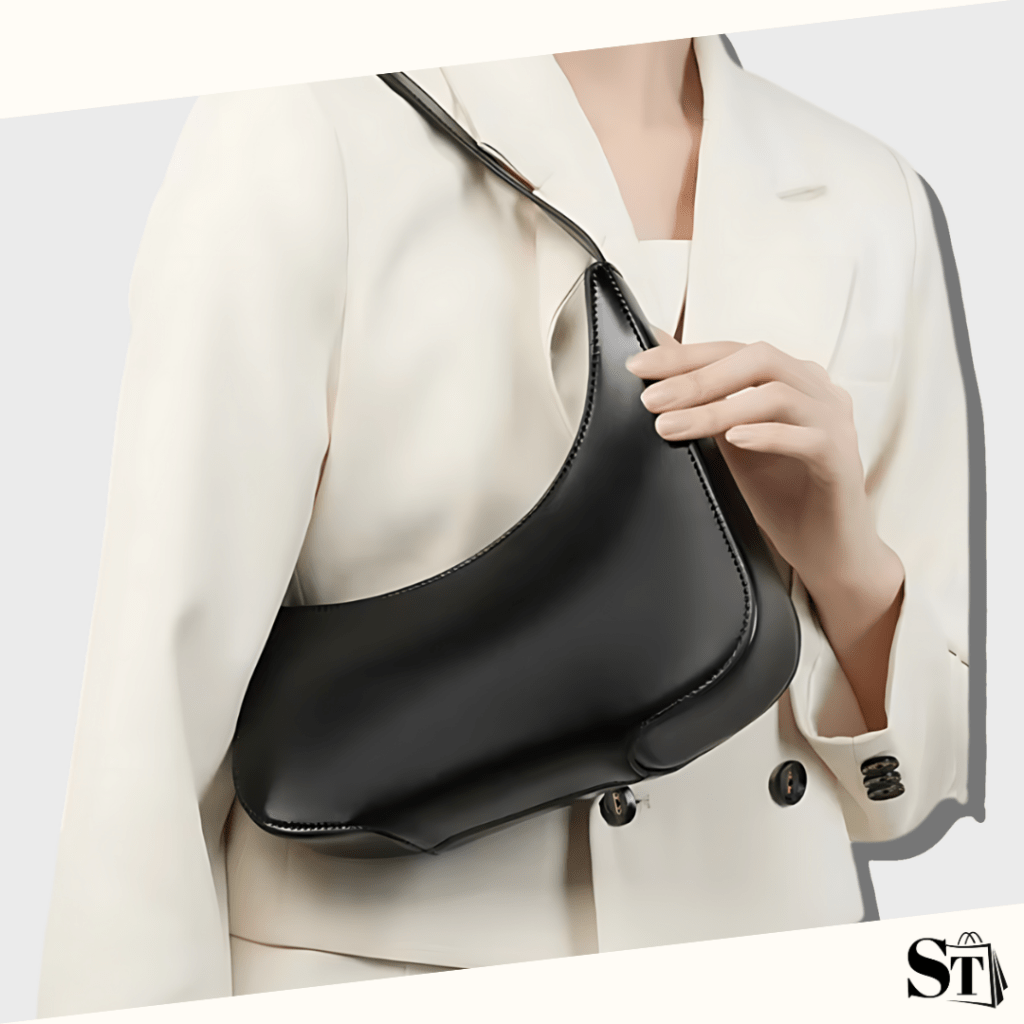 Sac à bandoulière demi lune - Le Sellier