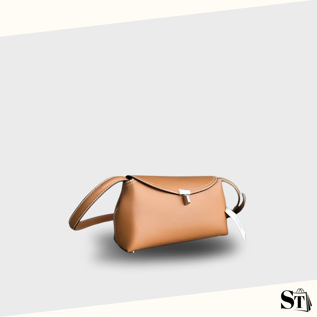 Lucie - Square | Sac à bandoulière en cuir femme