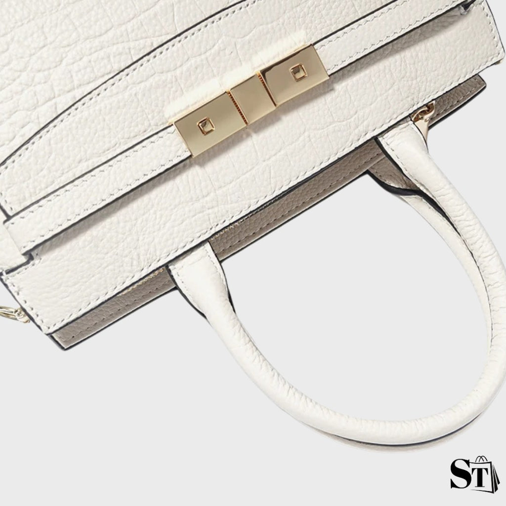 Structured crocodile handbag - Vittoria