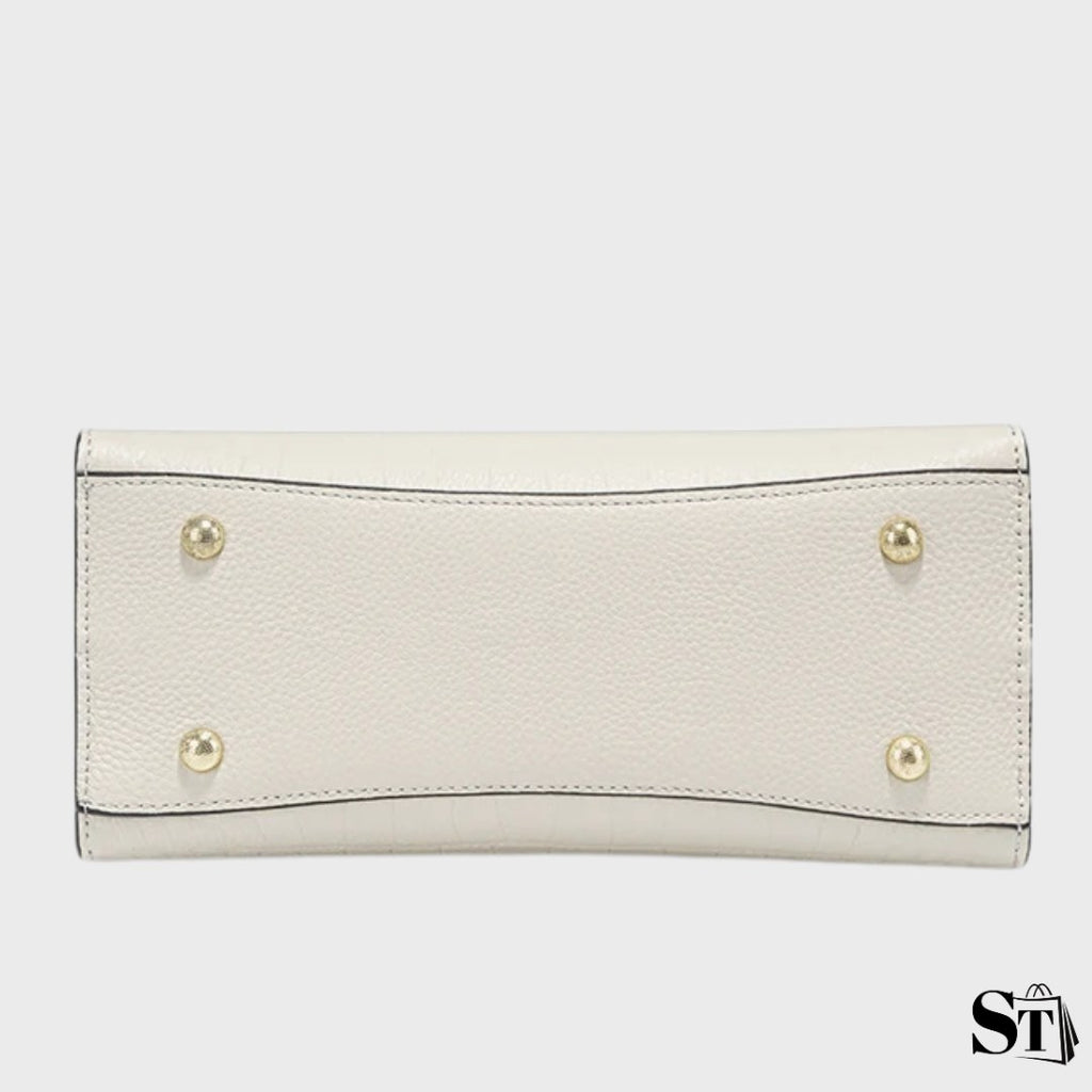 Structured crocodile handbag - Vittoria