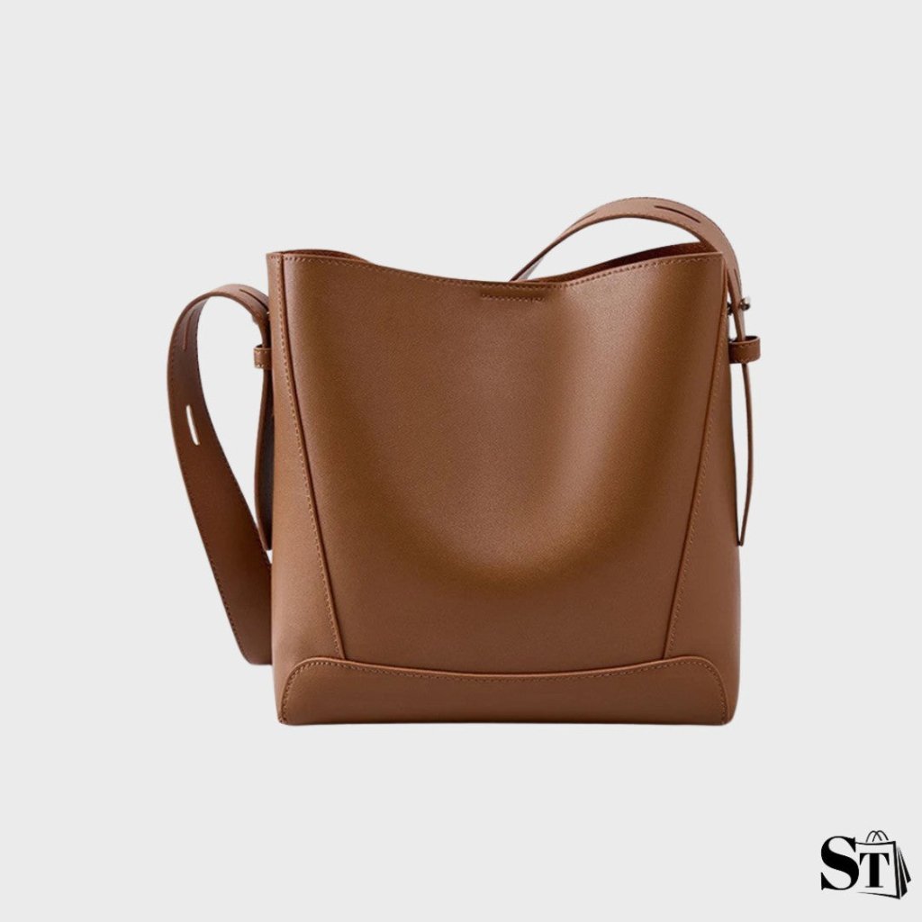 Épure | Sac seau cuir femme revisité