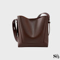 Sac seau cuir femme revisité- Épure