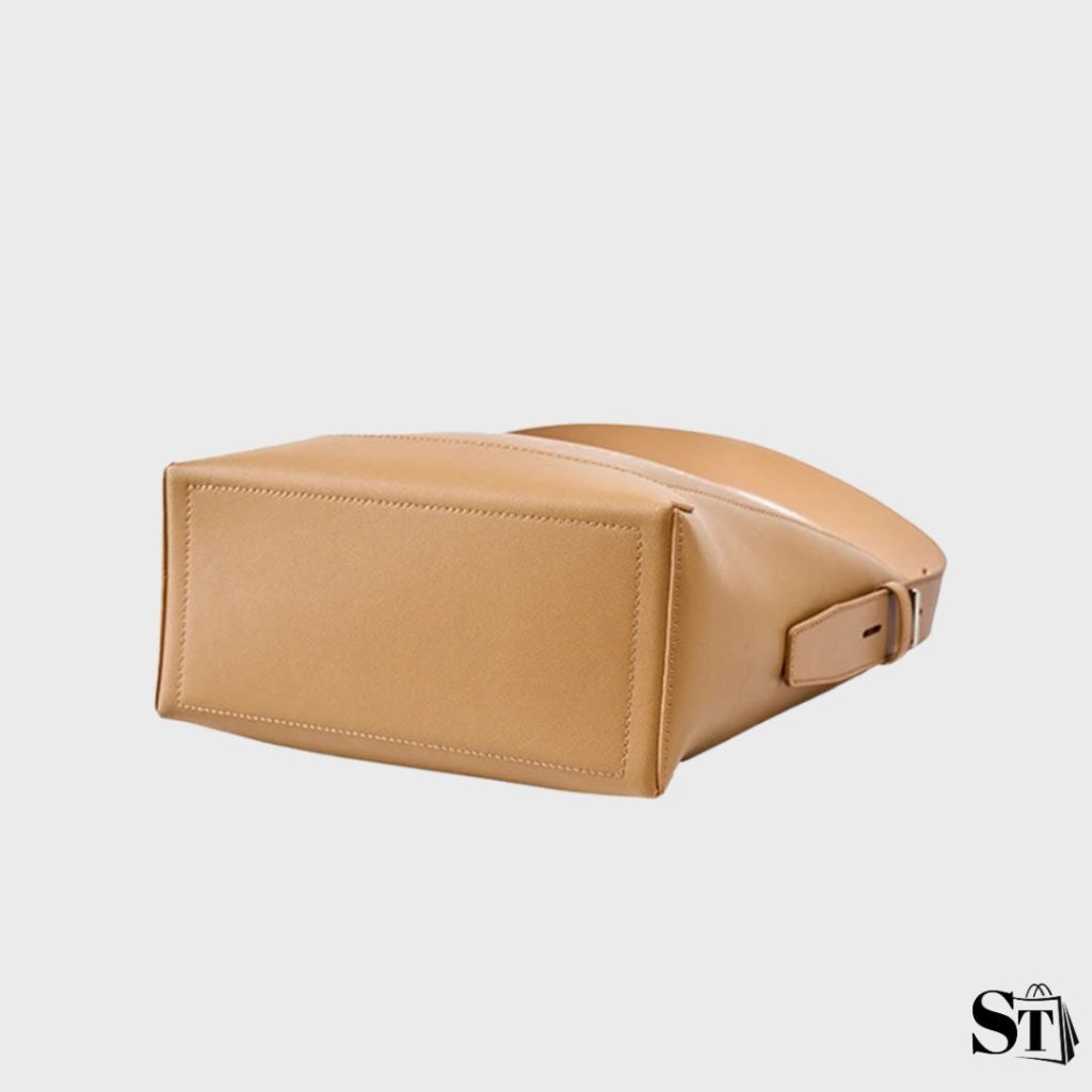 Sac seau cuir femme revisité- Épure