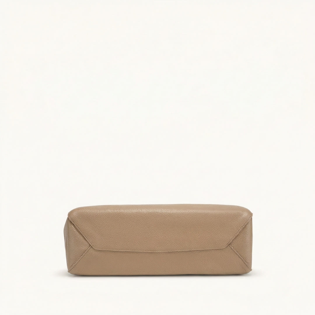 Le Vagabond — Grand cabas cuir grainé femme + pochette offerte | StylishStrap