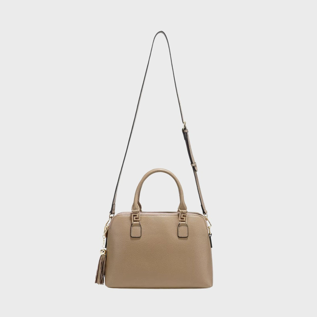 Sac bowling en cuir grainé femme - Le Haron