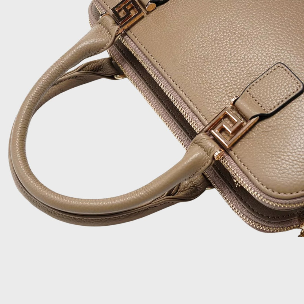 Sac bowling en cuir grainé femme - Le Haron