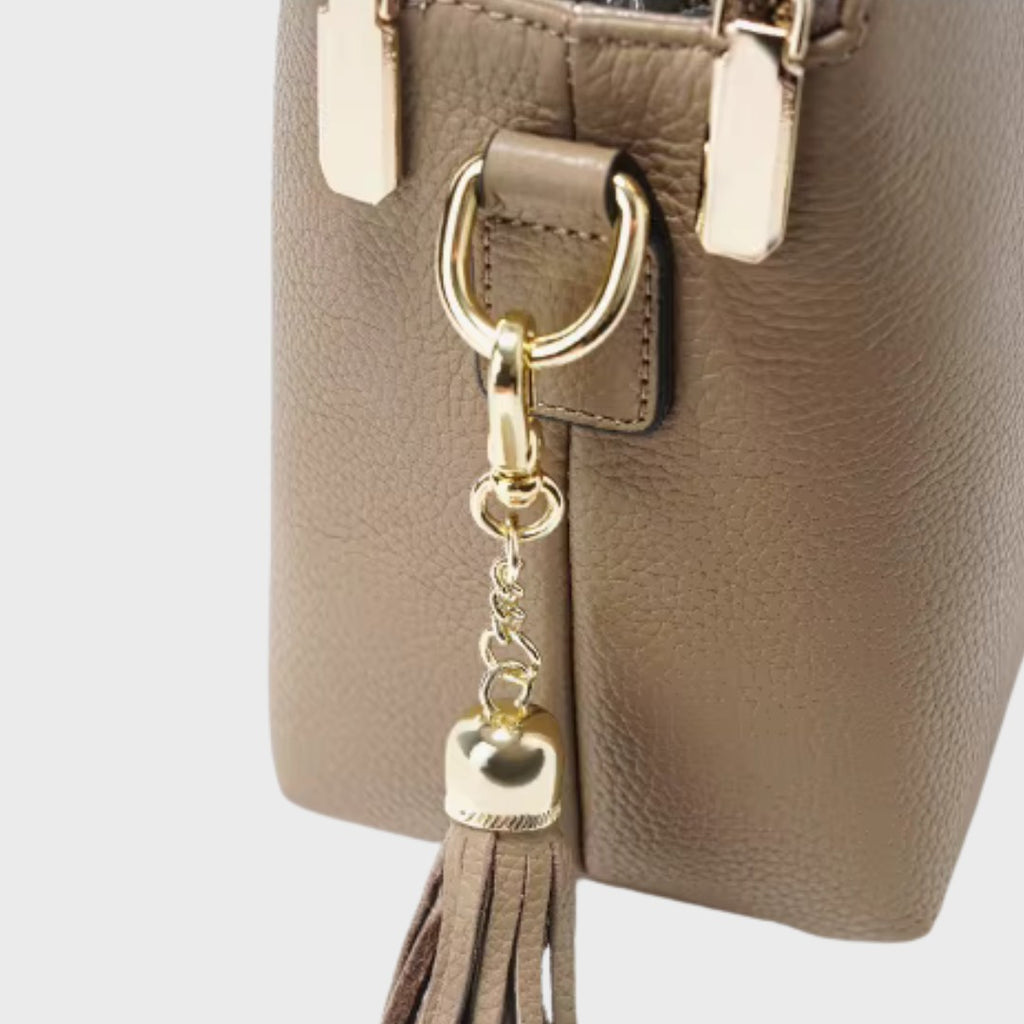 Sac bowling en cuir grainé femme - Le Haron