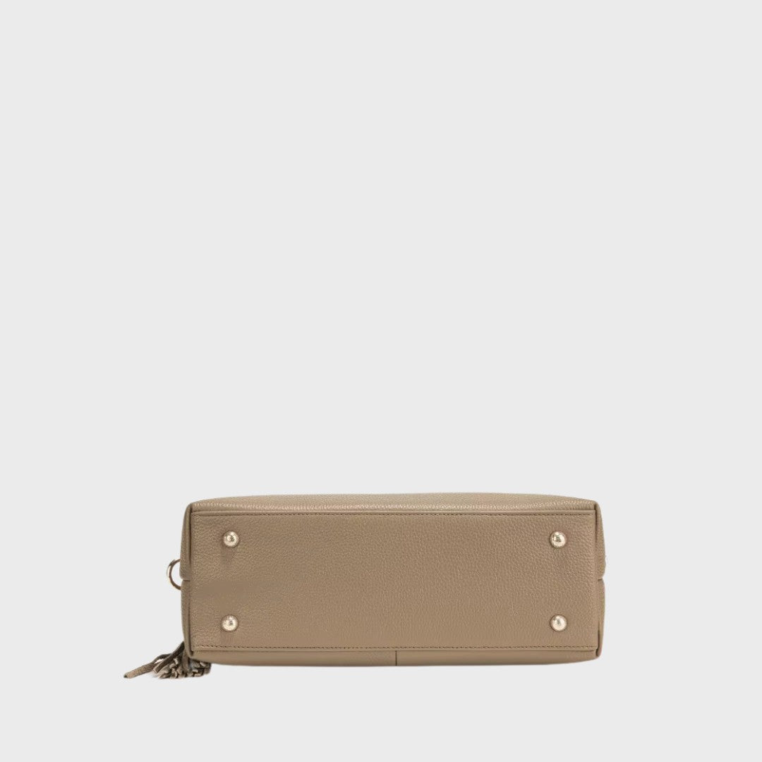 Sac bowling en cuir grainé femme - Le Haron