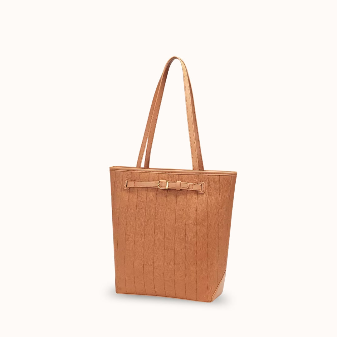 Le Ligio — Sac cabas cuir grainé structuré femme | StylishStrap