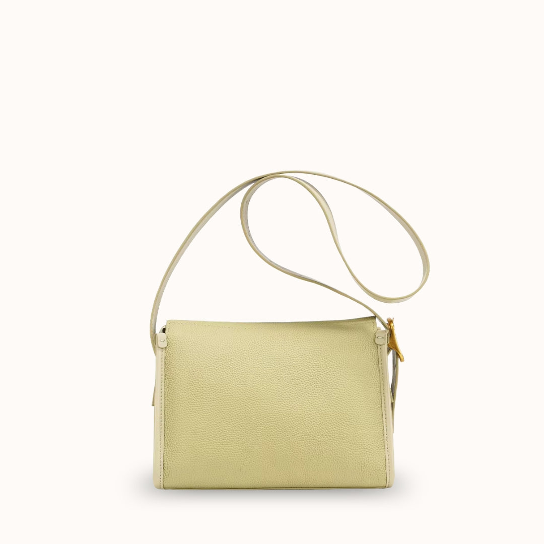 L'Oblong — Sac porté épaule en cuir grainé véritable femme | StylishStrap