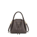 Le Saturne - Petit sac seau cuir grainé