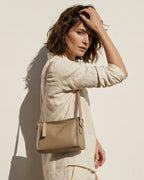 L'Oblong — Sac épaule cuir grainé véritable