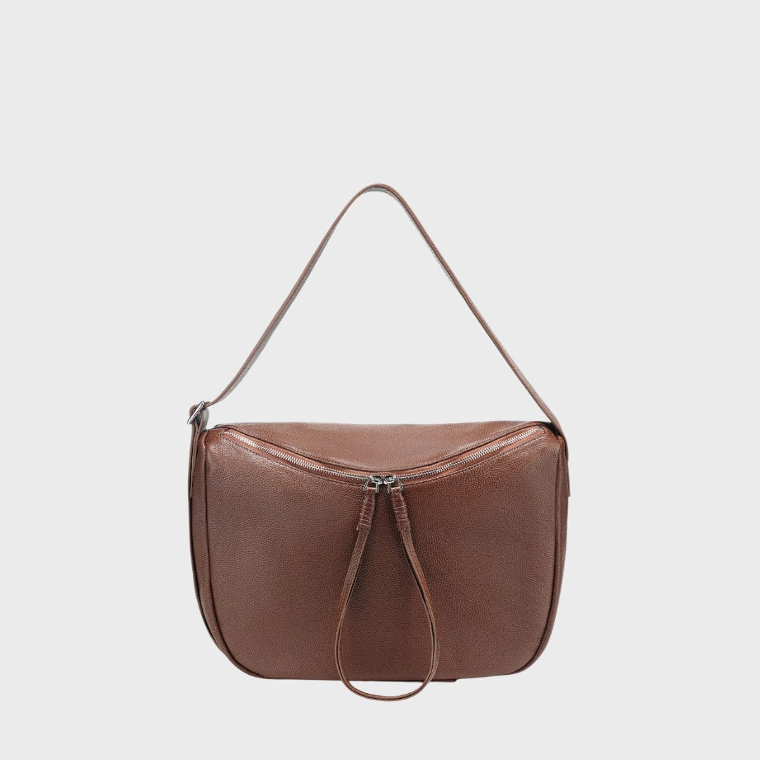 Sac hobo en cuir structuré - Le Courbet